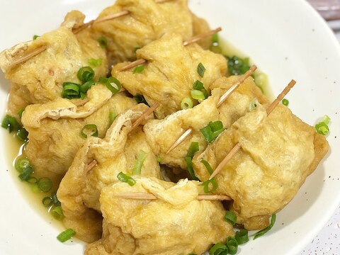 おつまみにも☆ 鶏ひき肉と野菜の巾着